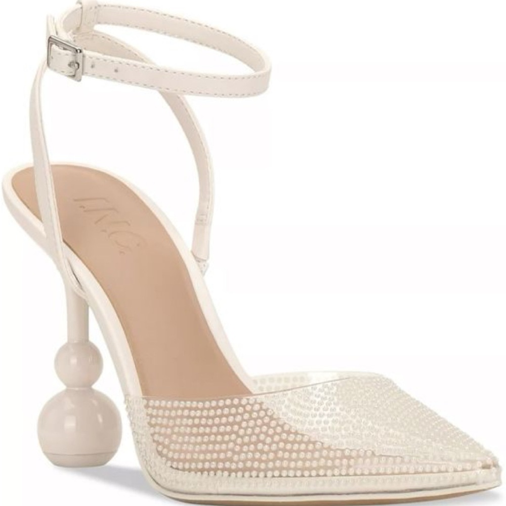 INC International Concepts Rami Two-Piece Ankle-Strap Pumps